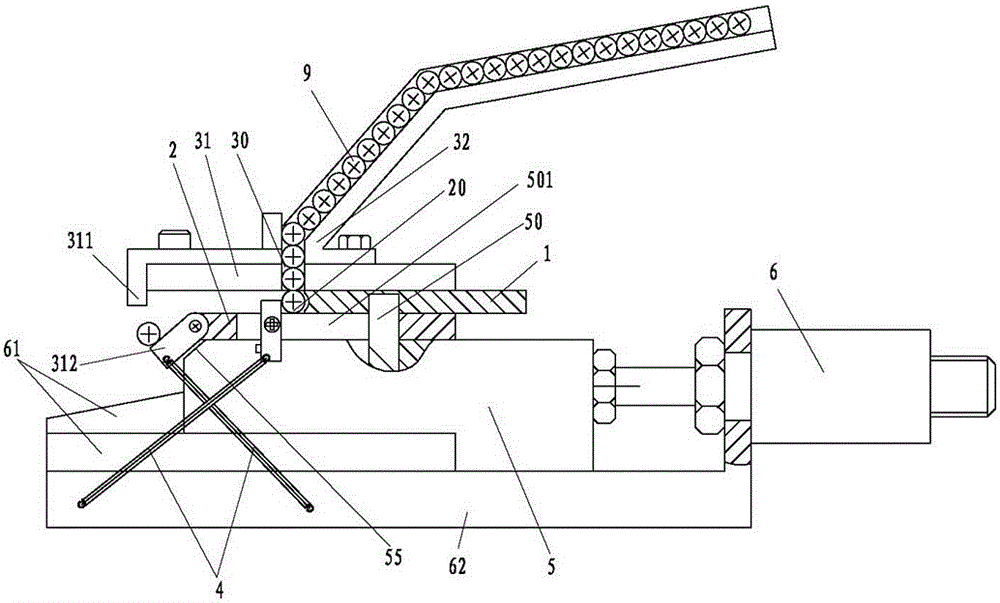 Pipe double-end internal and external chamfering processing apparatus