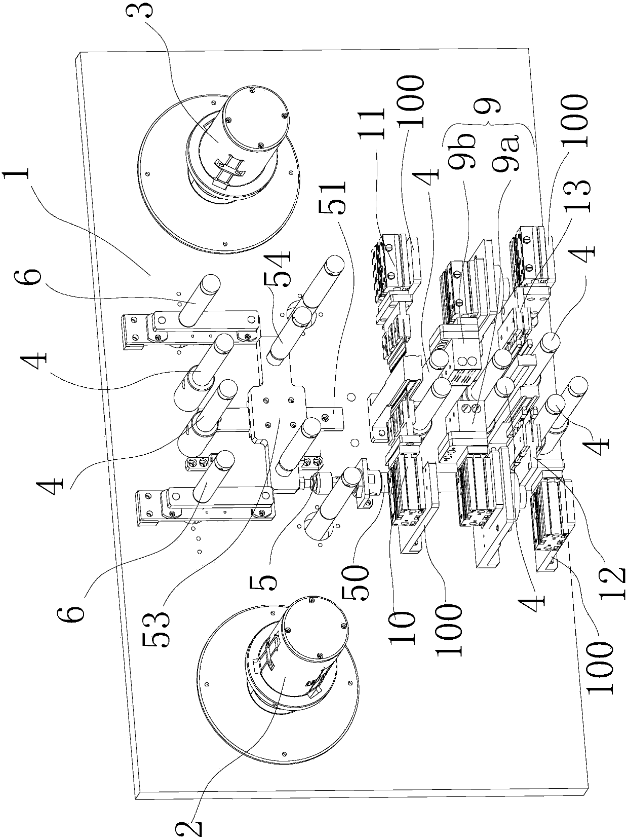 Diaphragm automatic roll changing device