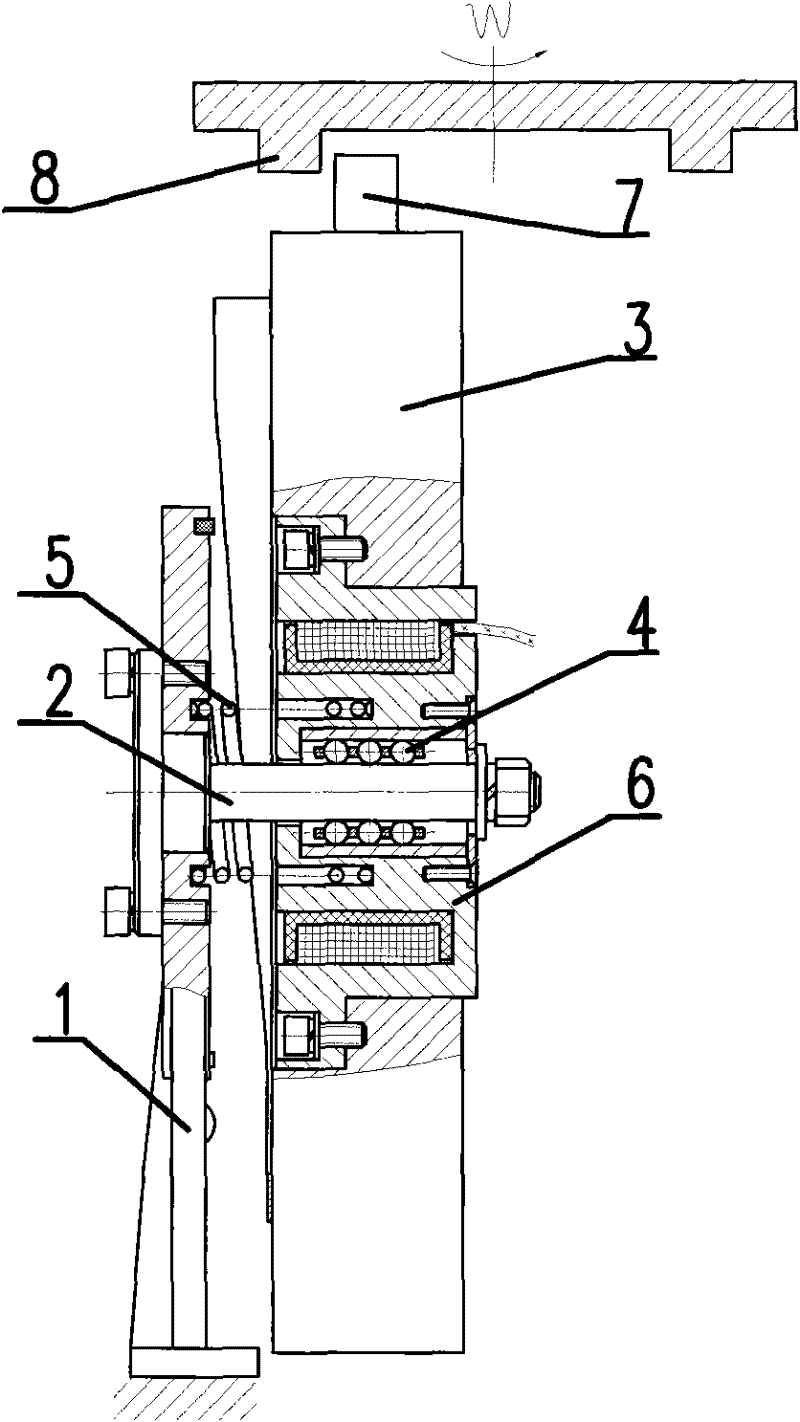 Hang-up mechanism for hang-up table