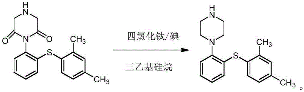 Preparation method of Vortioxetine