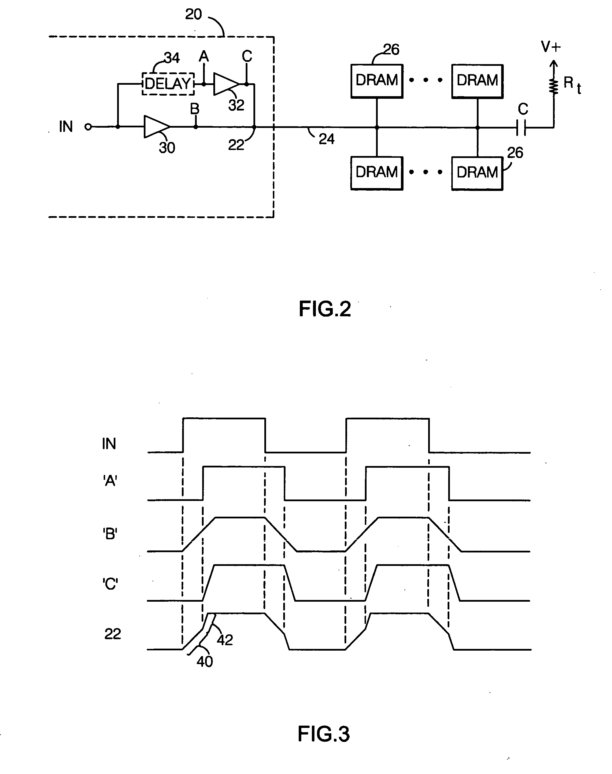 Output buffer to drive AC-coupled terminated transmission lines