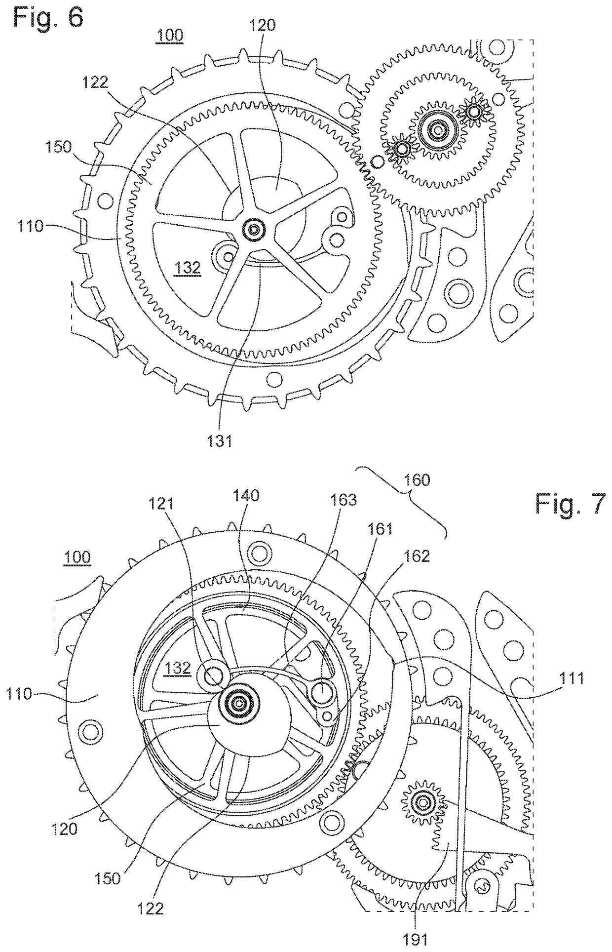 Display change mechanism