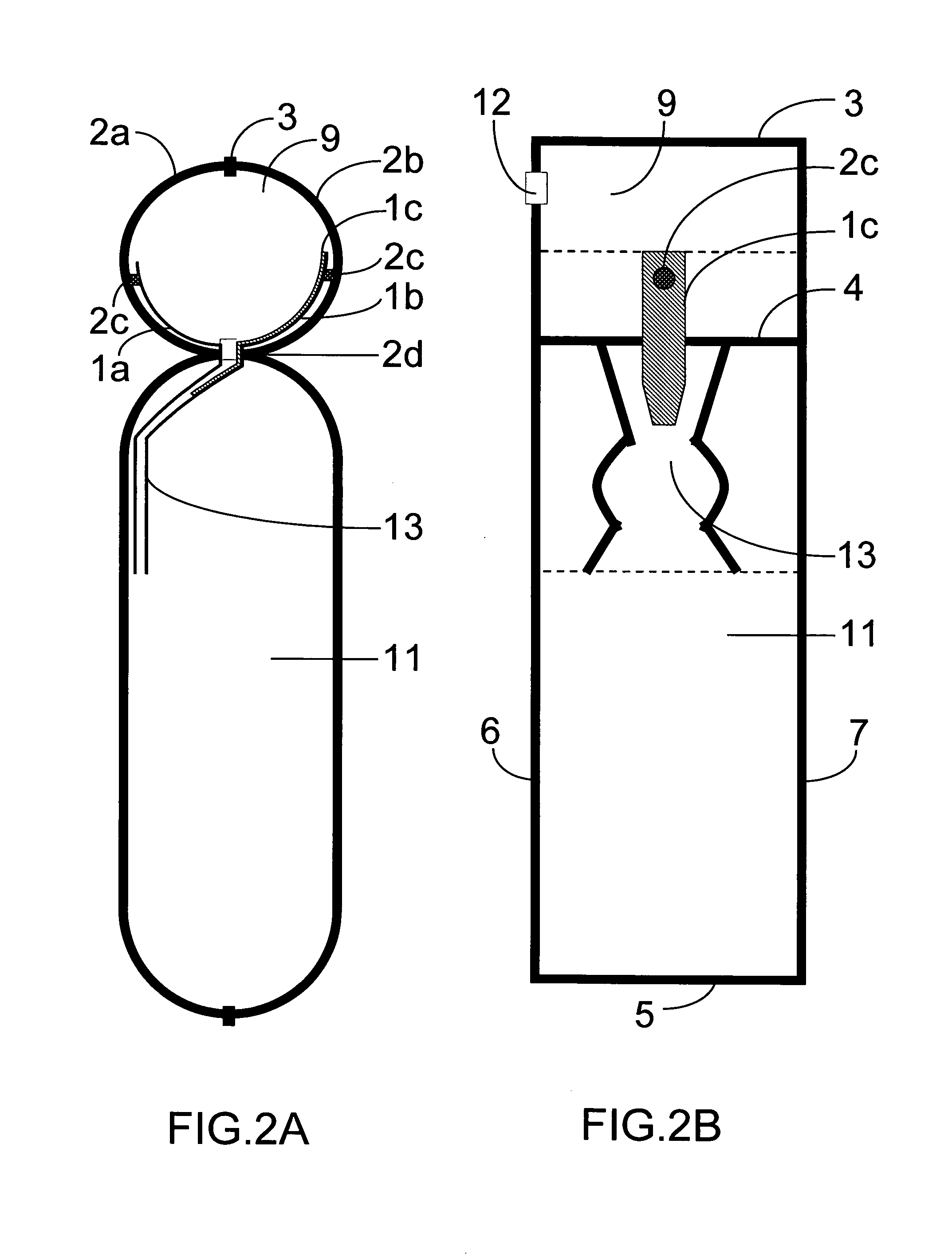 Inflatable pneumatic bag and the manufacture method thereof