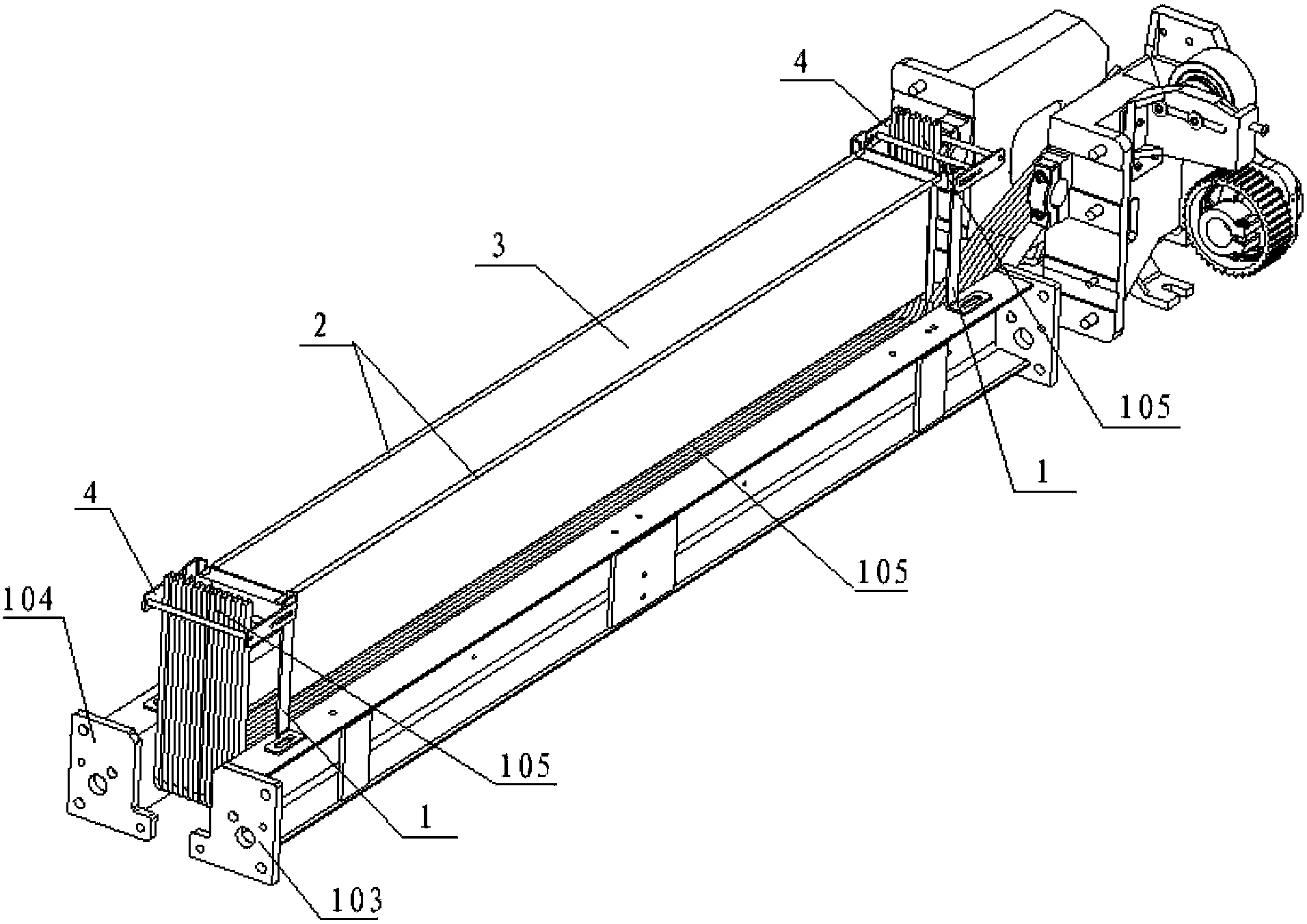 Connection rod protection apparatus for air jet loom