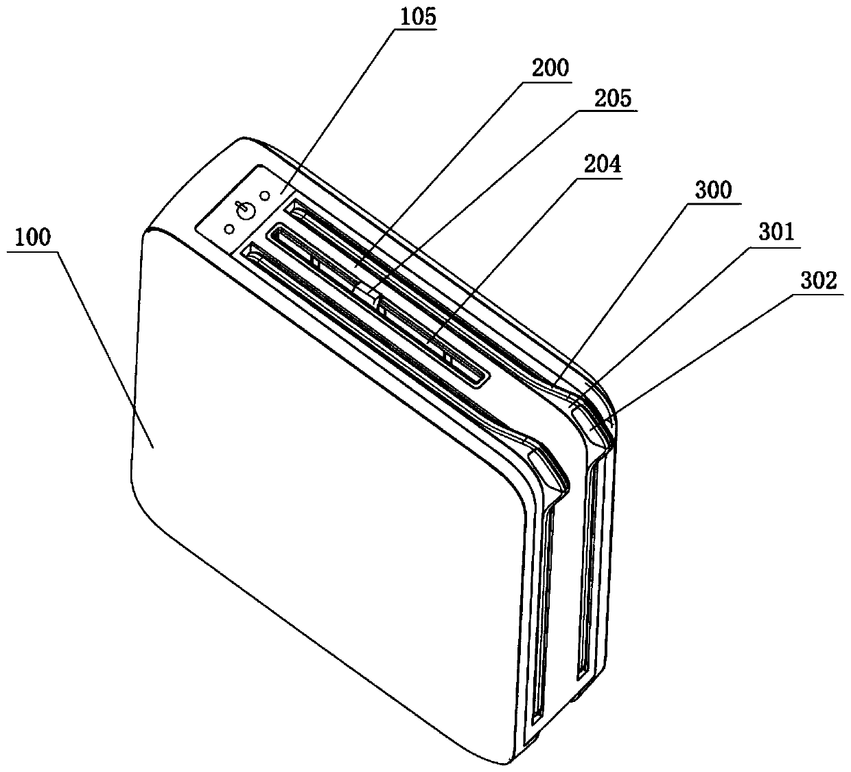 Chopping board storage device with disinfection and sterilization functions