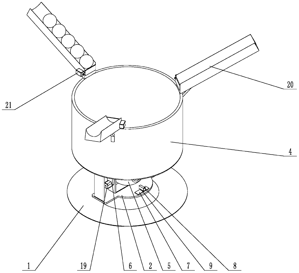 Basketball training pitching machine based on automatic tracking camera