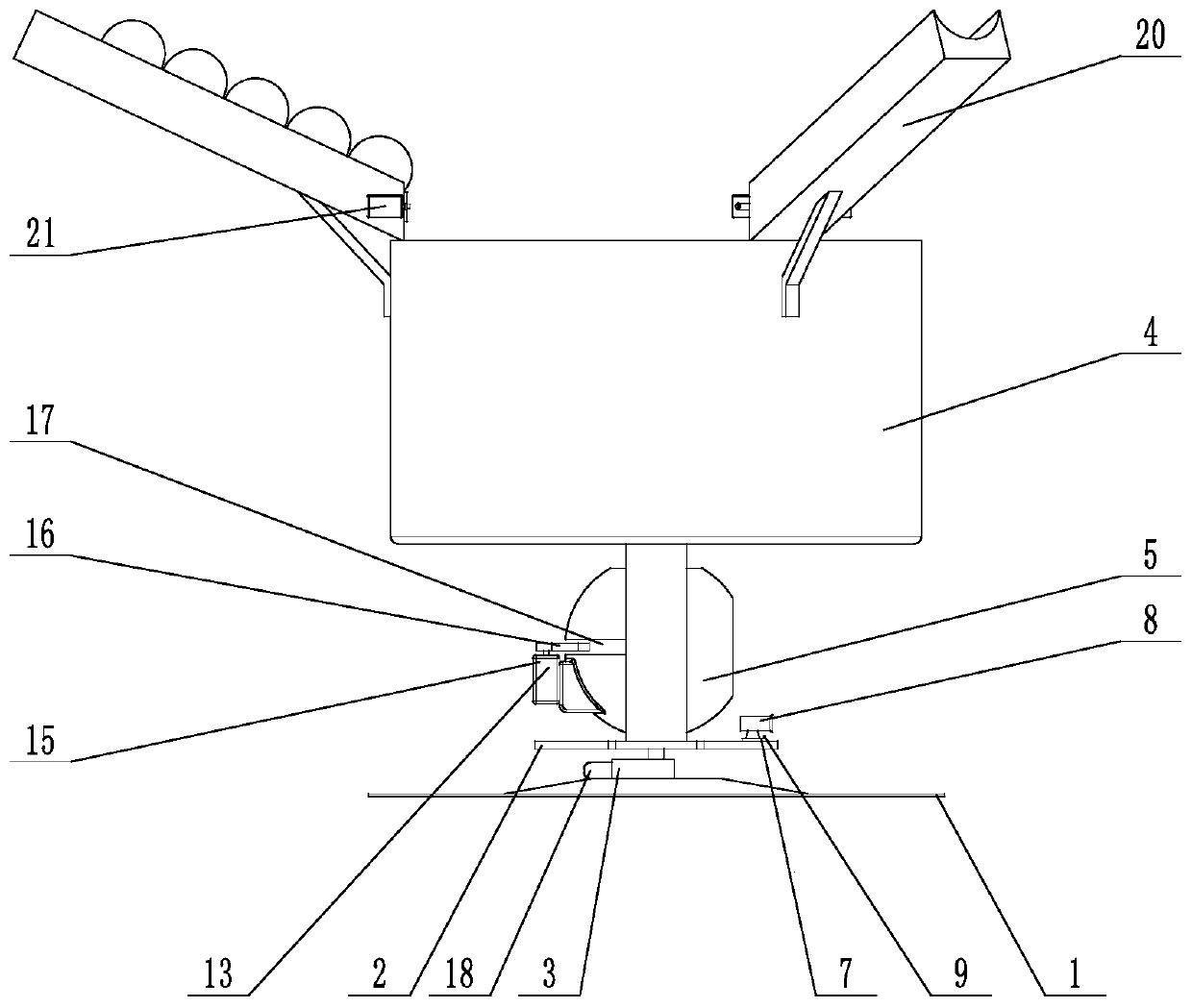 Basketball training pitching machine based on automatic tracking camera