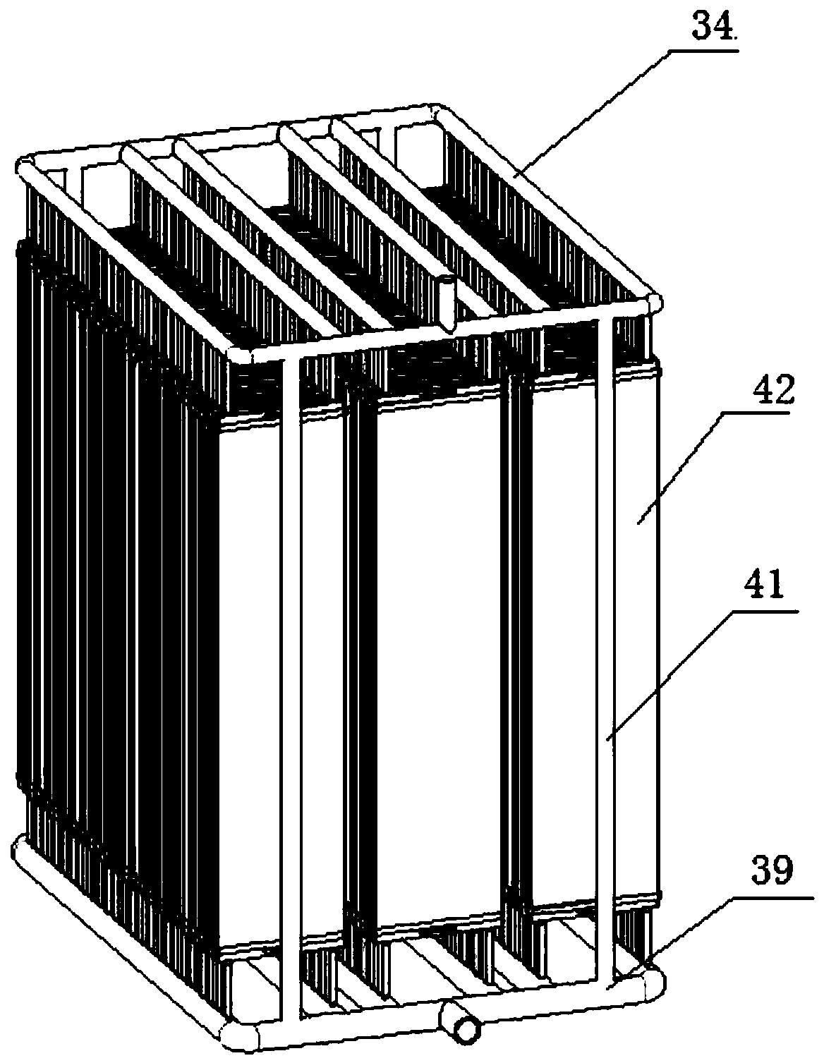 MBR (membrane bioreactor) water treatment system and method by siphon water production