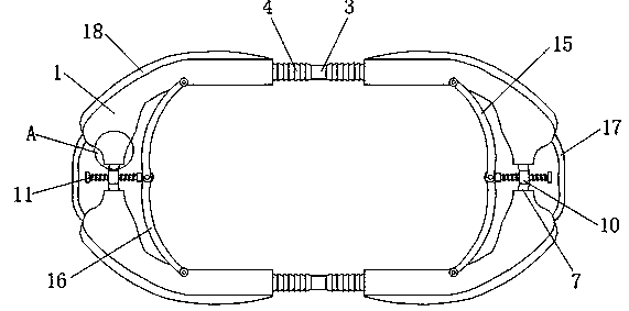 Wound expansion device for general surgery department clinic