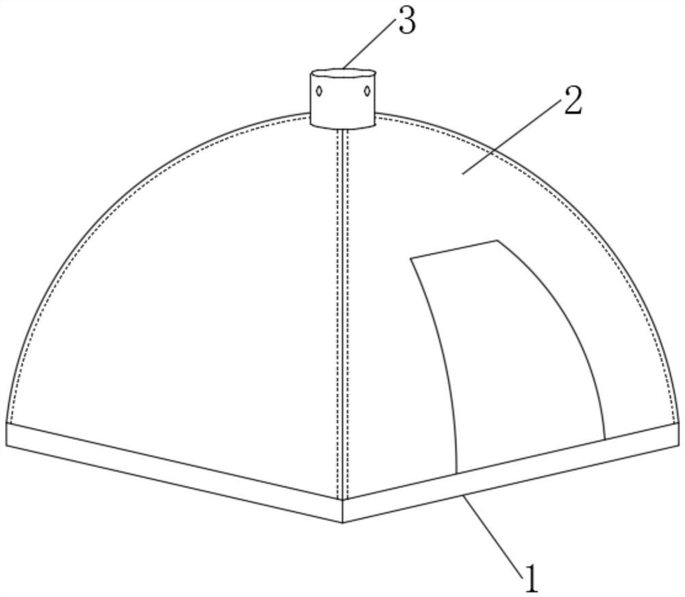 Outdoor automobile roof tent with high applicability