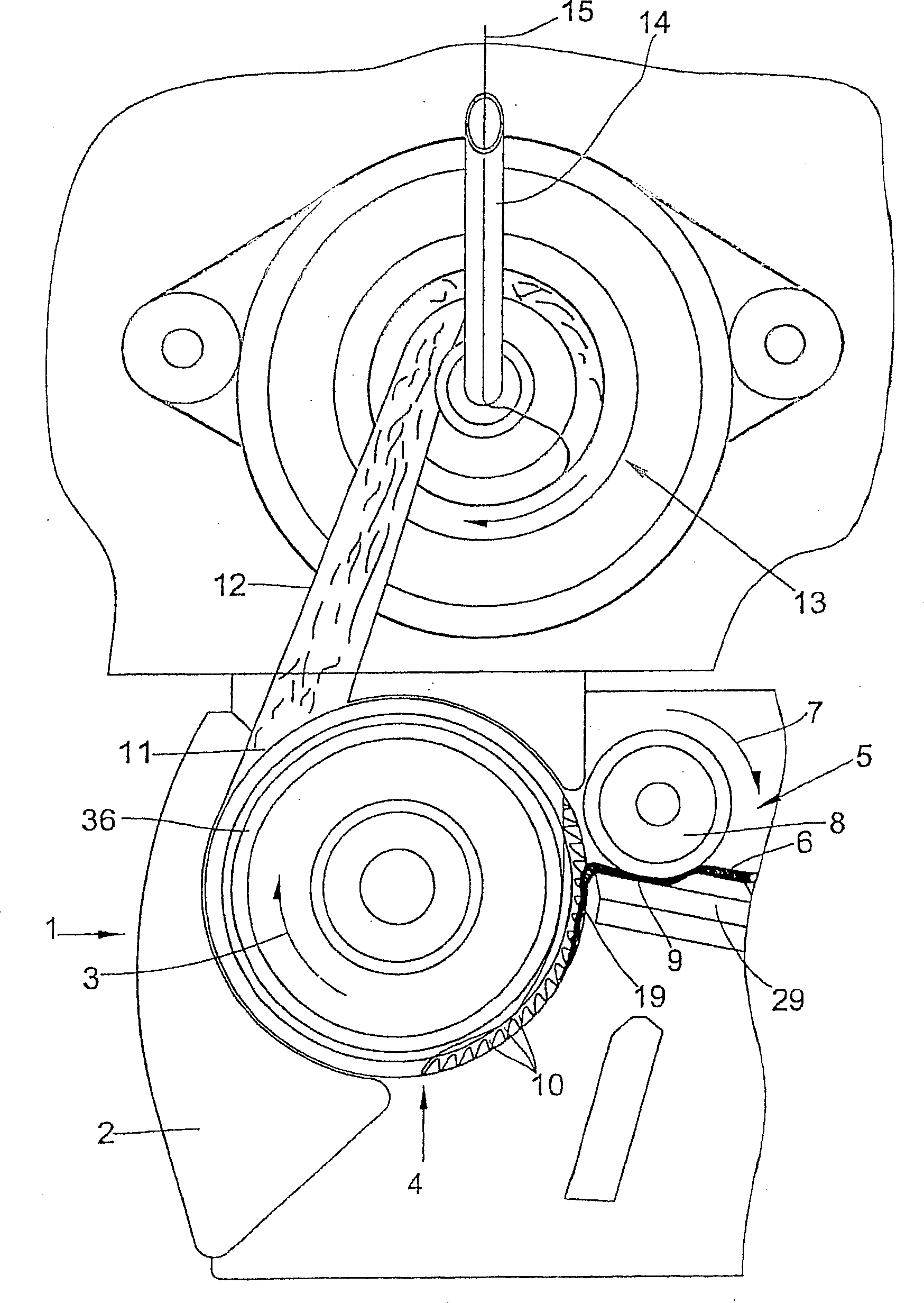 Opening roller for rotor spinning machines