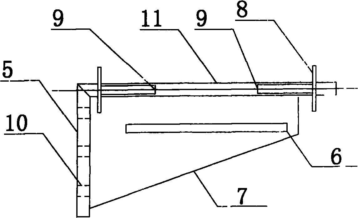 Anti-seismic strengthening device of prefabricated hollow floorslab brick mixed structure building floor