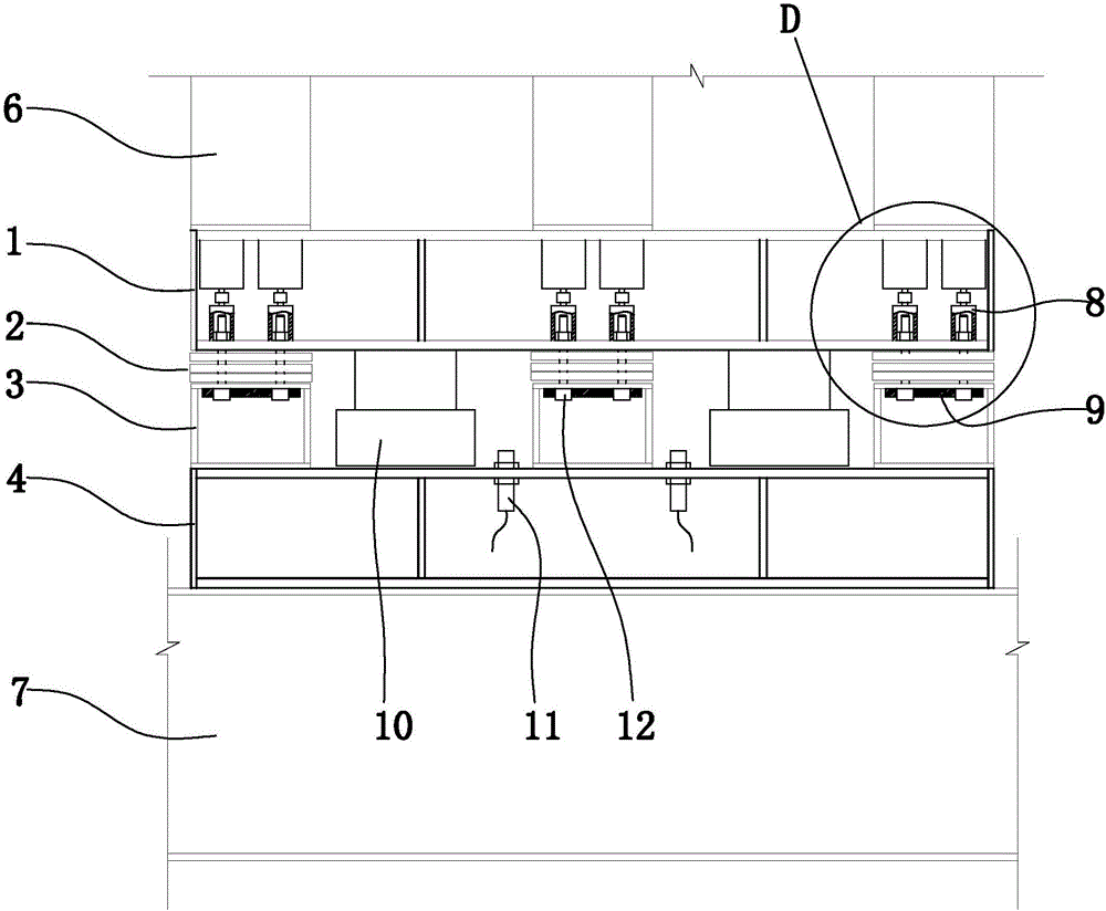 Automatic compensation system for inner supporting axial force of foundation pit structural steel