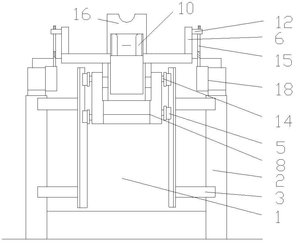 Tapping molten iron guiding device of induction furnace