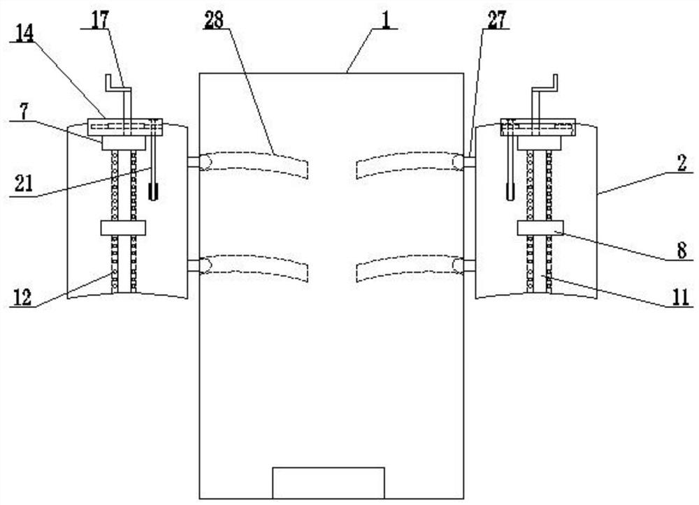 An automatic spiral dressing type dressing device