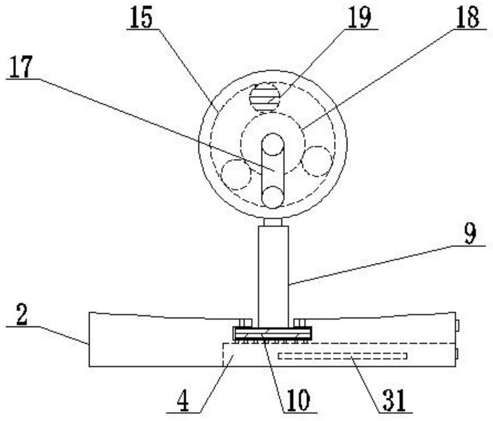 An automatic spiral dressing type dressing device