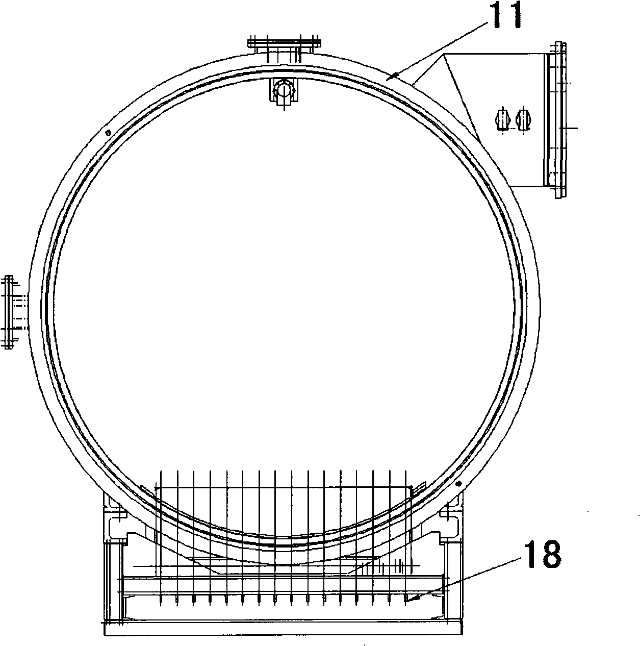 Plasma chemical vapor deposition vacuum apparatus for photovoltaic assembly scale manufacture