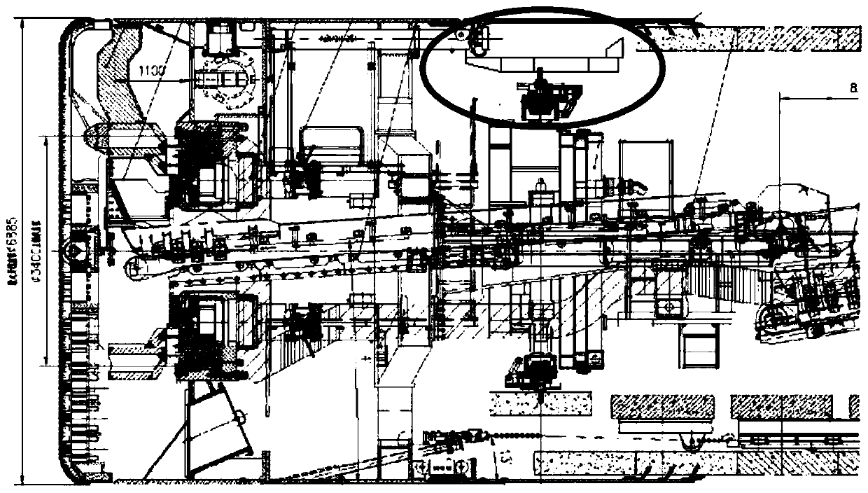 Method fordisassembling single shield dual mode TBM (tunnel boring machine) in subsea tunnel