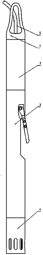 Composite well vibration detection device