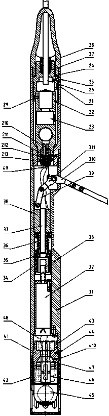 Composite well vibration detection device