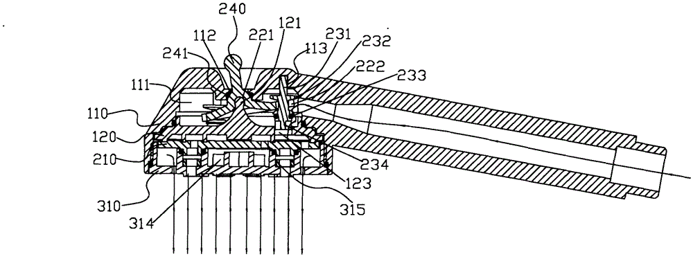 Shower head with rocker function