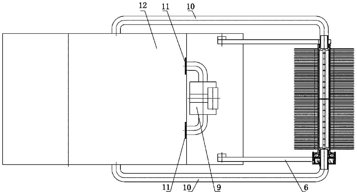 Internal suction type hollow shaft rotary chrysanthemum picking machine and picking method thereof