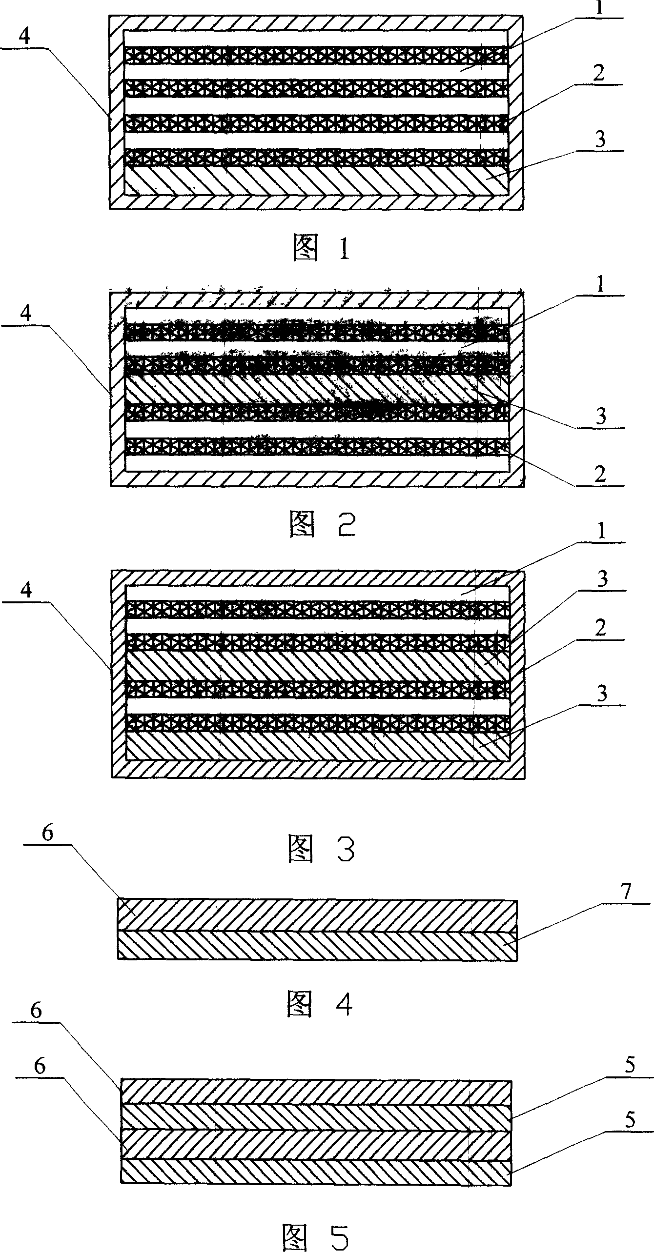 Method for composite preparation of Ti alloy/TiAl alloy composite plate material by using laminated rolling-diffusion method