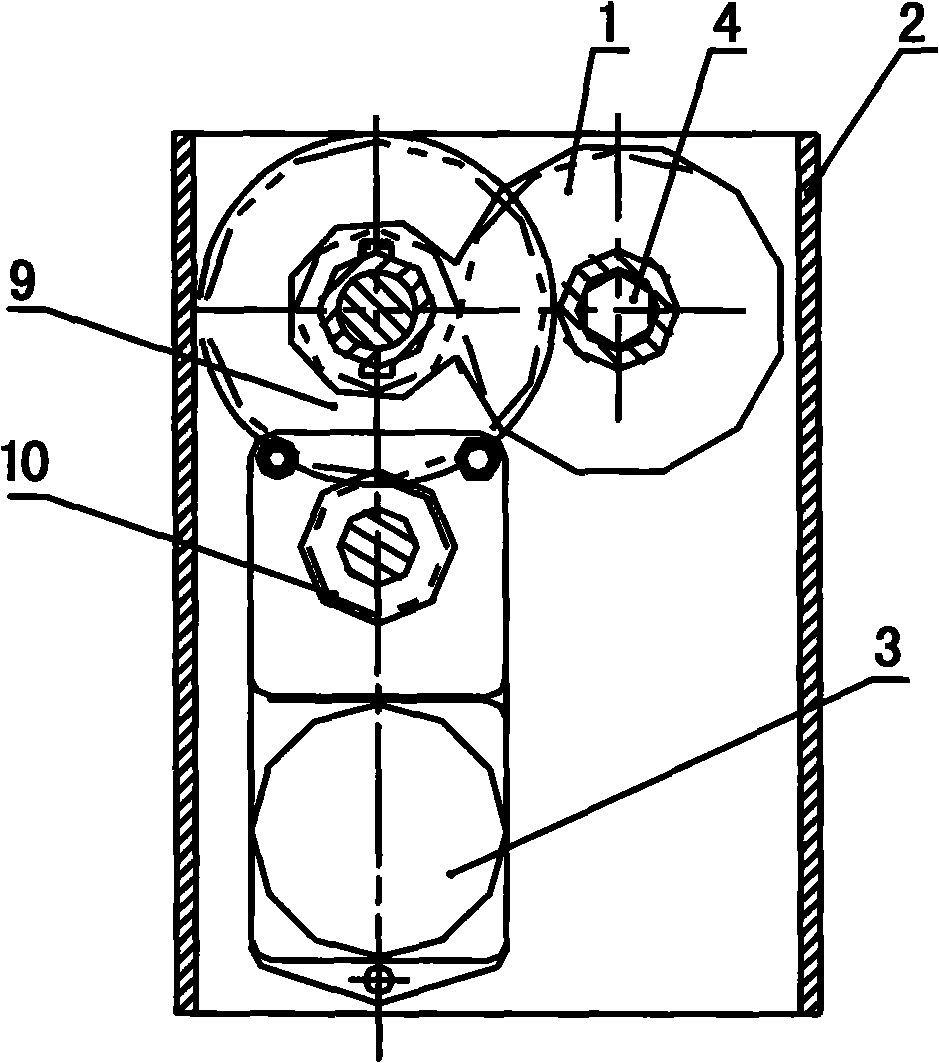 Electrically-operated mechanism for middle-low-tension switch cabinet grounding switch