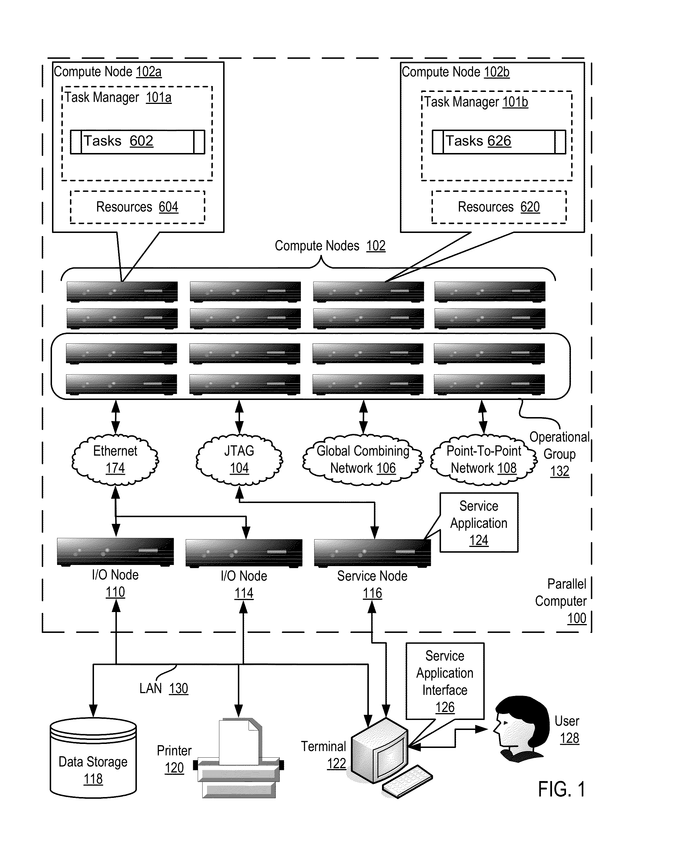 Topology mapping in a distributed processing system