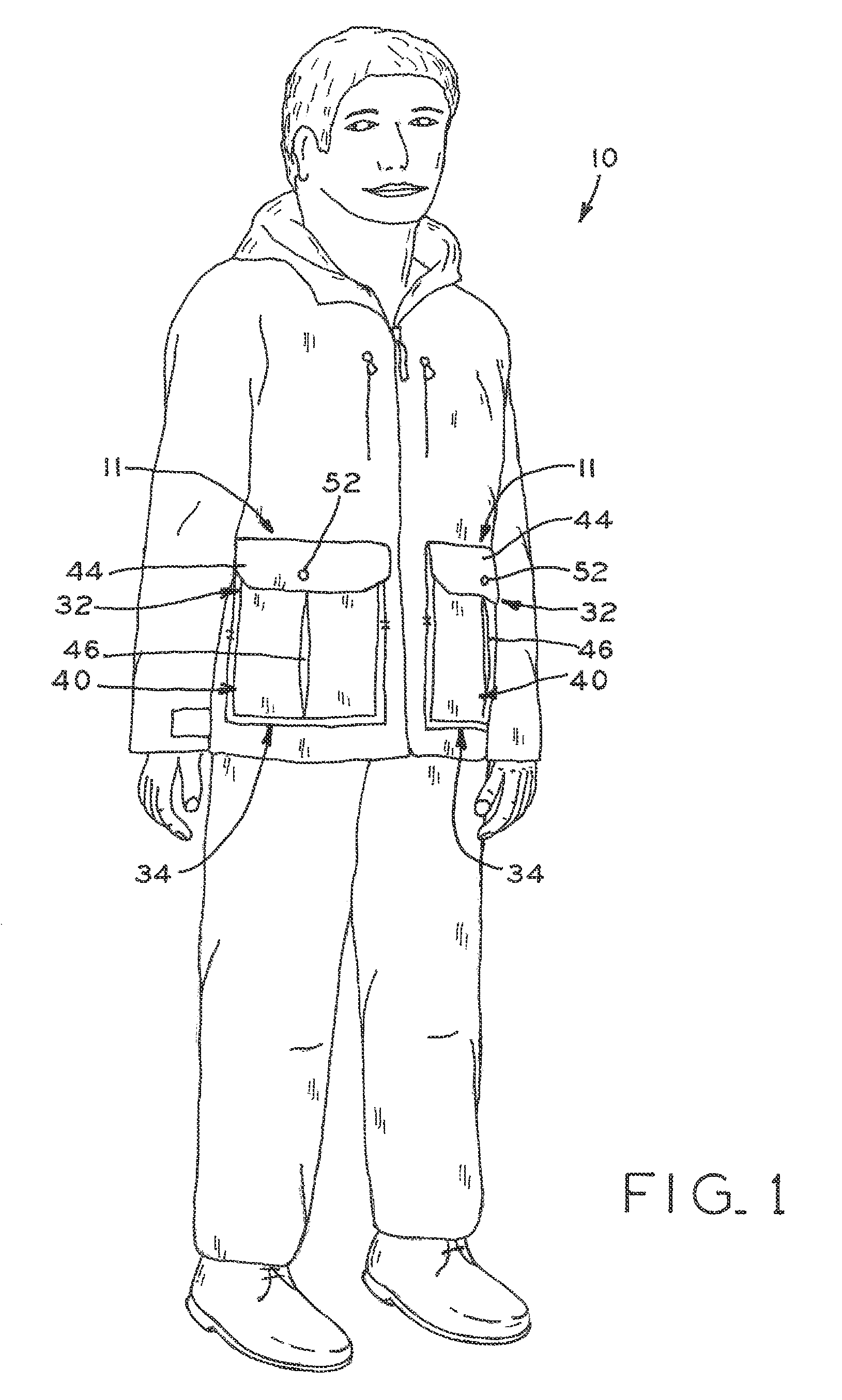Article of apparel including concealed weapon pocket