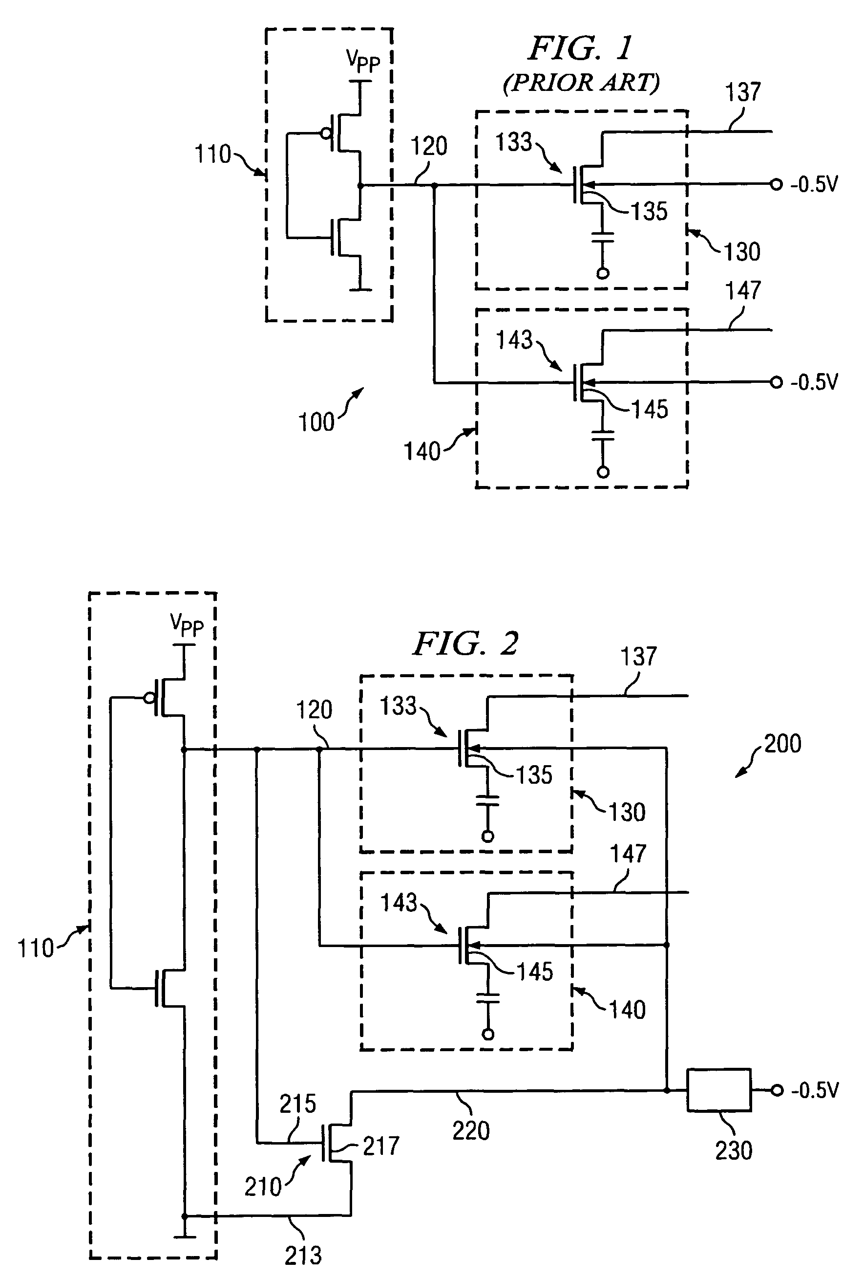 Controlled substrate voltage for memory switches