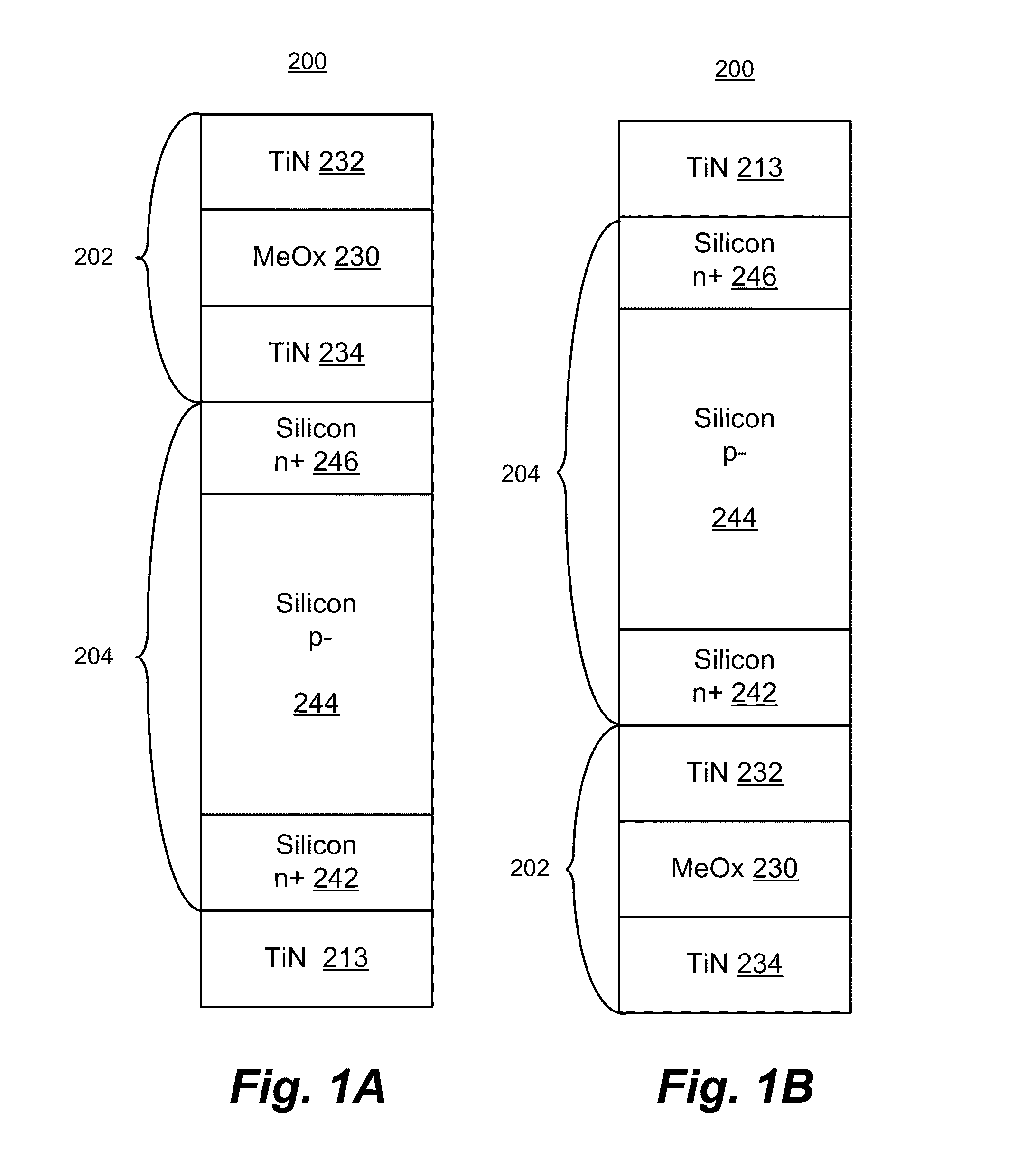 Punch-through diode steering element