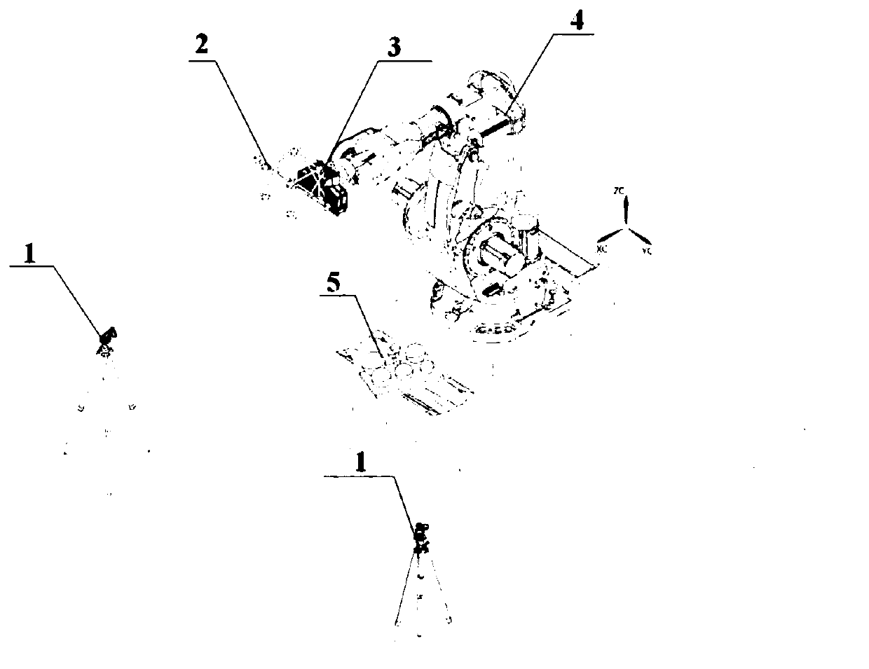 A Robot Vision Measuring System Based on External Tracking and Its Calibration Method