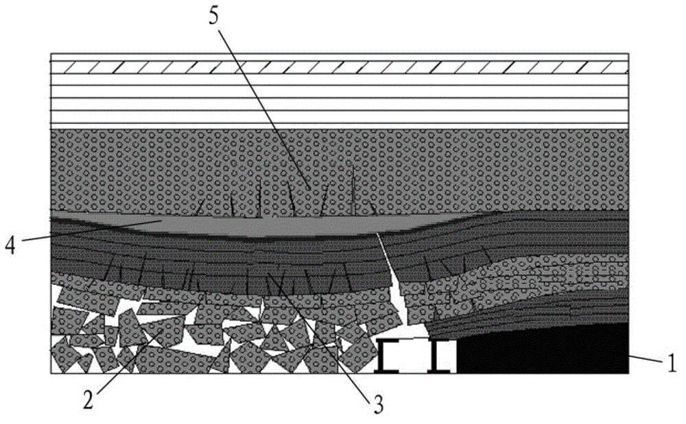 Method for preventing and treating separation layer water of top plate of coal face