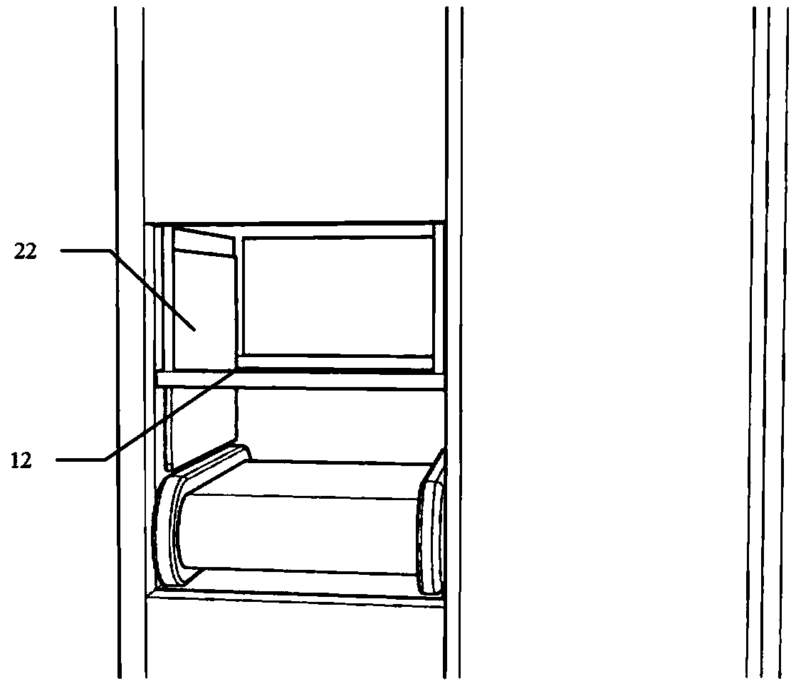 Adjustable adaptive high-capacity intelligent express item case capable of automatically achieving storage and picking of express items