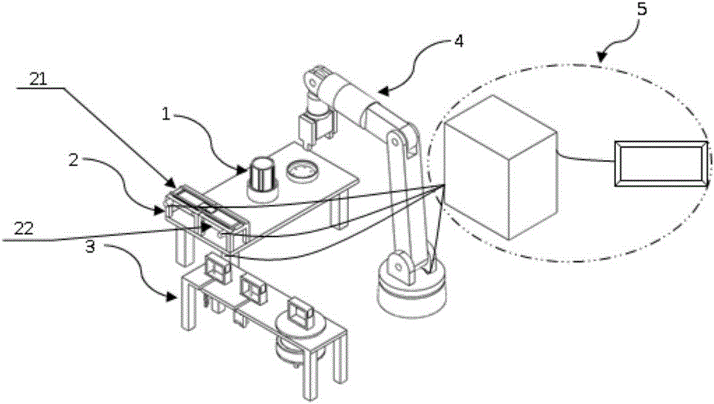 Automatic assembly device of magnetic tile/clamping spring