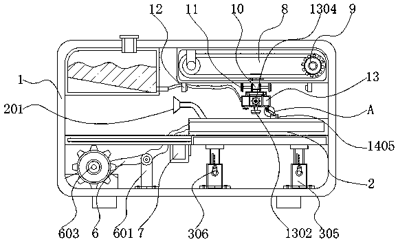 Steel plate outer surface salient point grinding device