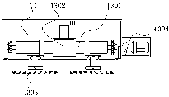 Steel plate outer surface salient point grinding device