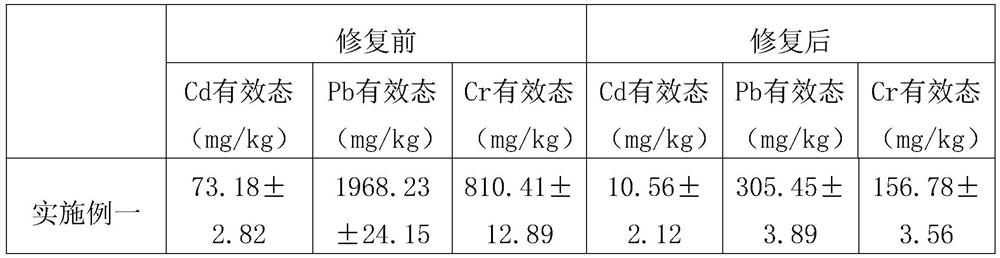 A kind of heavy metal polluted soil remediation agent