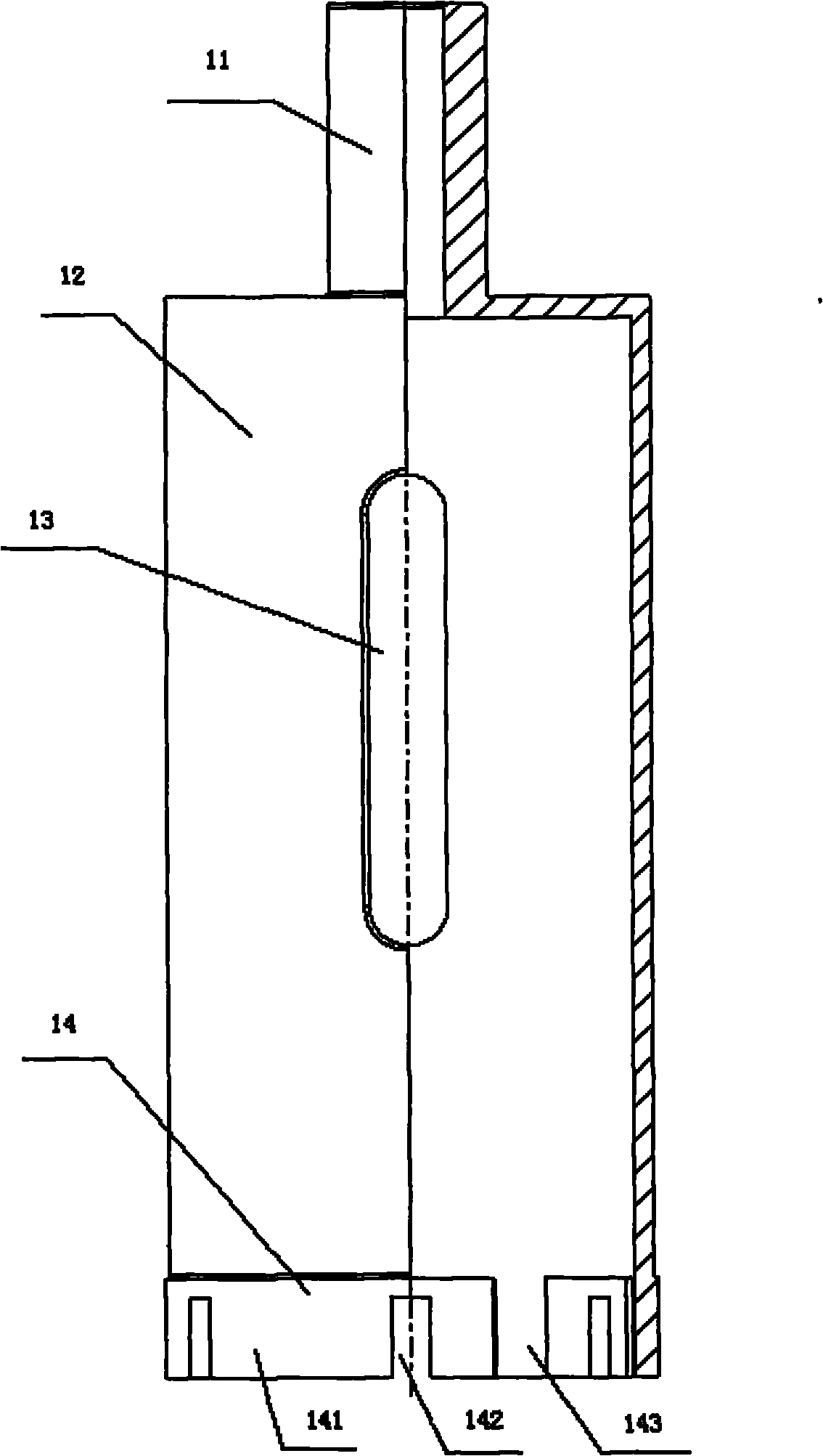 Circular turning tool for ceramic excircle processing and axial processing method thereof