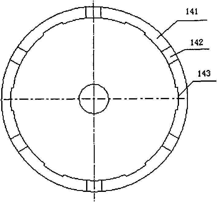 Circular turning tool for ceramic excircle processing and axial processing method thereof