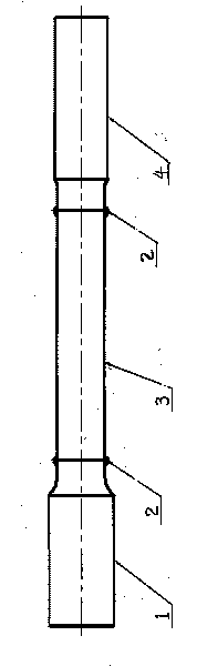 Friction welding type kelly bar