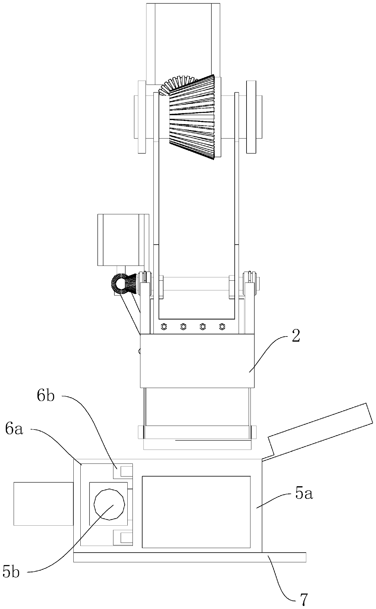 Cleaning device for fine hair processing