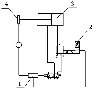 A control method for the pelletizing thrust control system of an air-path hot cutting machine