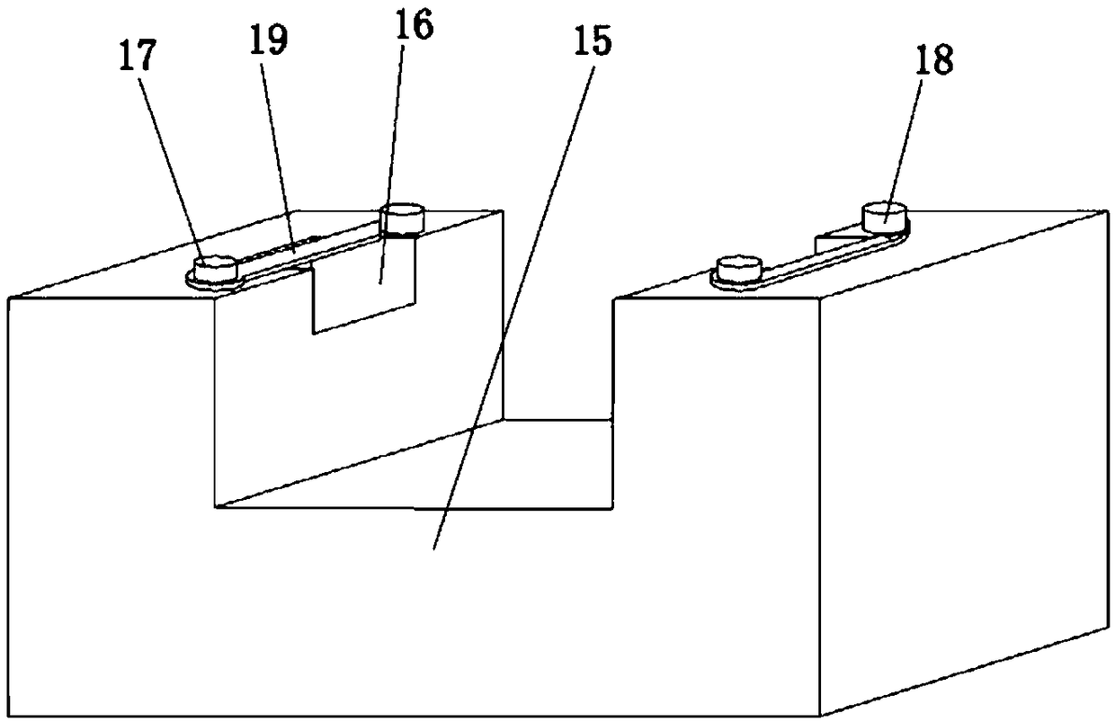 LED chip anti-breaking strength testing device