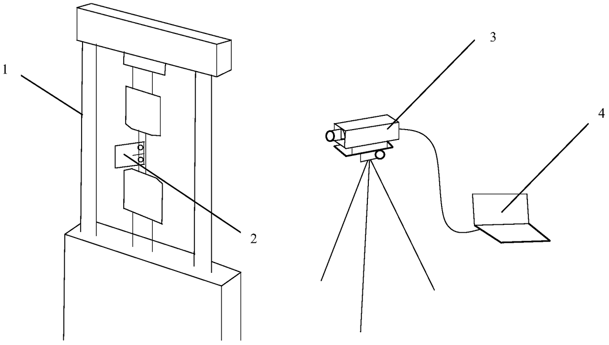 A method and device for measuring dynamic crack length