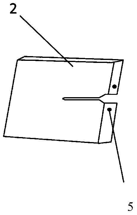 A method and device for measuring dynamic crack length