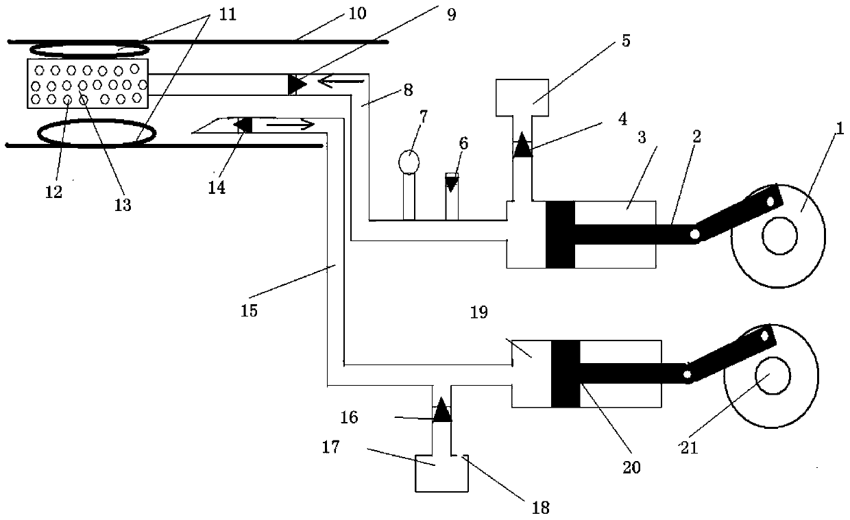 A blood vessel automatic thrombolysis system