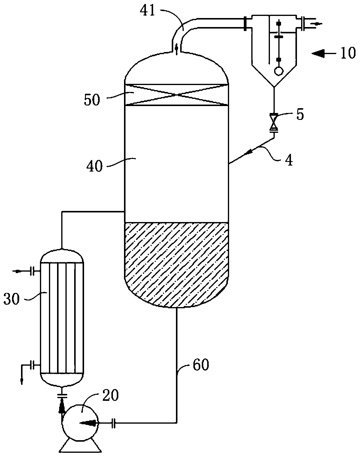 Evaporator and steam-water separating device thereof