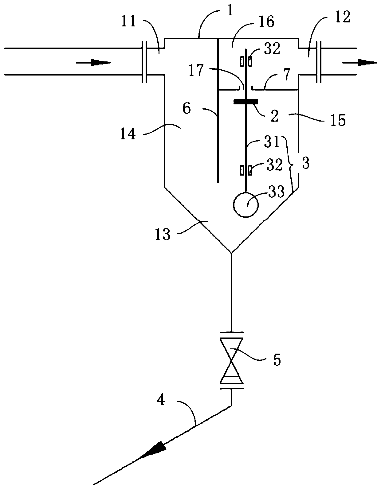 Evaporator and steam-water separating device thereof